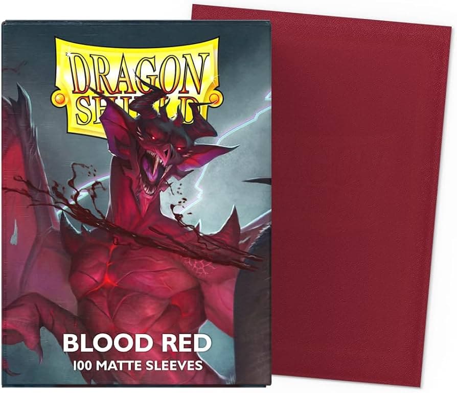 Dragon Shield - Matte Sleeves - Blood Red - ct 100